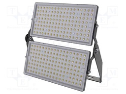 Lamp: LED flood light; 500W; 230VAC; white cold; 60°; 6500K; 30000h