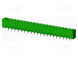 Connector: pluggable terminal block; socket; male; straight; THT