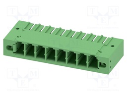 PCB headers, nominal cross section: 6 mm?, color: green, nom