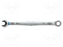 Wrench; combination spanner,with ratchet; 19mm; steel; long