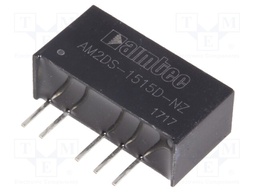 Converter: DC/DC; 2W; Uin: 13.5÷16.5V; Uout: 15VDC; Uout2: -15VDC