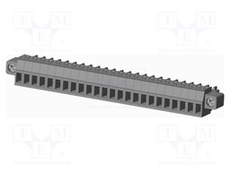 Connector: pluggable terminal block; plug; female; straight; grey
