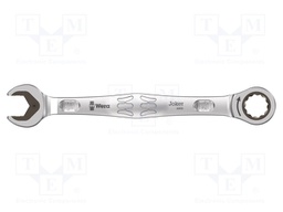 Wrench; combination spanner,with ratchet; 15mm; steel; L: 200mm