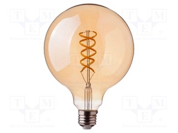 LED lamp; white warm; E27; 220÷240VAC; 300lm; P: 4.8W; 300°; 2200K