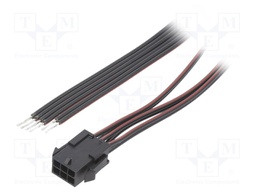 Cable; Micro-Fit 3.0; MX-43020-0600,male,cables; PIN: 6; 0.4m; 4A