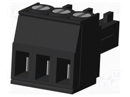 Connector: pluggable terminal block; plug; female; straight; 300V
