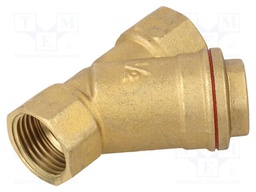 Y-strainer; -15÷120°C; Connection: 1/2"; brass; Filter: mesh