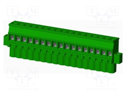 Connector: pluggable terminal block; plug; female; angled 90°