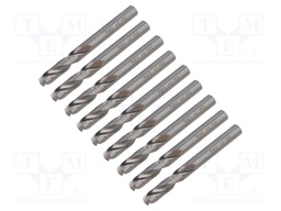 Drill bit; for metal; L: 66mm; high speed steel; short; Ø: 6mm