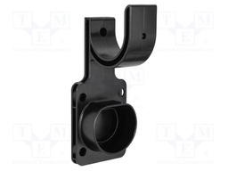 EMobility: holder; with hook; Type 2; black