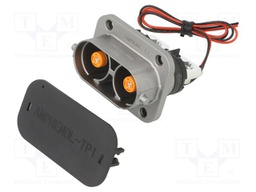 Connector: DC supply; female; screw; Mech.durability: 100cycles