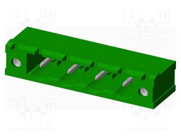 Connector: pluggable terminal block; socket; male; angled 90°