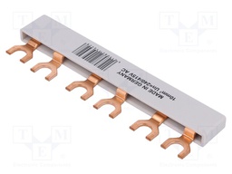 Busbar; 10mm2; Poles: 2; Urated: 240/415V; Usurge rated: 4kV; fork