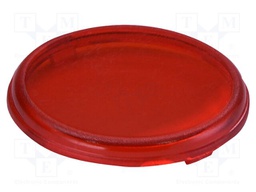 Actuator lens; E; red; plastic