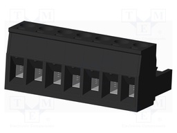 Connector: pluggable terminal block; plug; female; straight; 300V