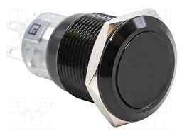 Switch: vandal resistant; SPDT; 2A/24VDC; IP67; ON-(ON); Ø19mm; PV4
