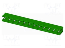 Connector: pluggable terminal block; socket; male; angled 90°