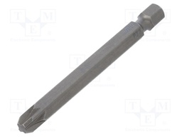 Screwdriver bit; Pozidriv®; PZ3; Overall len: 70mm