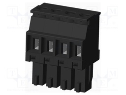 Connector: pluggable terminal block; plug; female; angled 90°