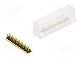 Connector: pin strips; pin header; male; PIN: 30; 2mm; SMT; 2x15