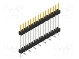 Connector: pin strips; pin header; male; PIN: 16; 2.54mm; SMT; 1x16