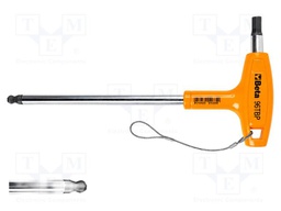 Wrench: hex key; spherical; HEX 3mm; Overall len: 153mm