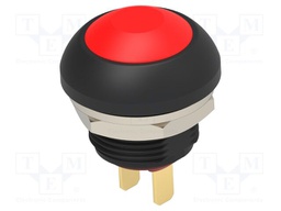 Switch: push-button; Pos: 2; SPST-NO; 0.125A/125VAC; 0.2A/50VDC