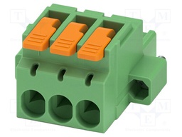 PCB connector, nominal cross section: 2.5 mm?, color: green,