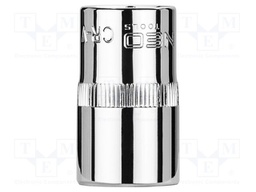 Socket; 6-angles,socket spanner; HEX 16mm; 1/2"