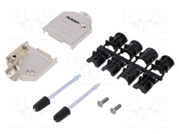 Enclosure: for D-Sub connectors; D-Sub 9pin,D-Sub HD 15pin