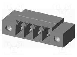 Connector: pluggable terminal block; socket; male; on PCBs