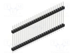 Connector: pin strips; pin header; male; PIN: 26; 2.54mm; THT; 1x26