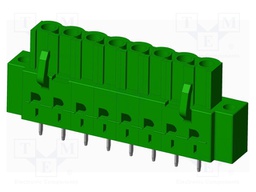 Connector: pluggable terminal block; socket; female; straight