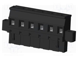 Connector: pluggable terminal block; plug; female; angled 90°