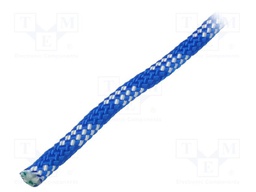 Rope; polypropylene; Ørope: 10mm; L: 25m; with a core; blue