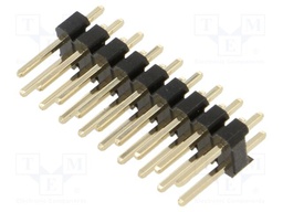 Connector: pin strips; pin header; male; PIN: 18; straight; THT