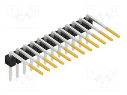 Connector: pin strips; pin header; male; PIN: 12; 2.54mm; THT; 1x12
