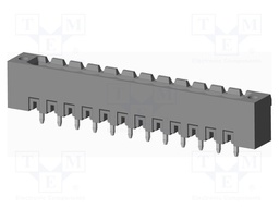 Connector: pluggable terminal block; socket; male; on PCBs