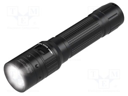 Torch: LED; waterproof; 18h; L: 133mm; 1000lm; Ø: 30mm; IP67