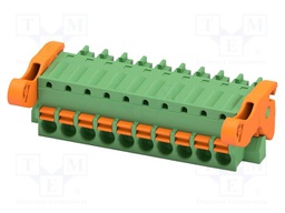 PCB connector, nominal cross section: 1.5 mm2, color: green,