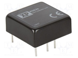 Isolated Board Mount DC/DC Converter, Railway, 1 Output, 20 W, 15 V, 1.33 A