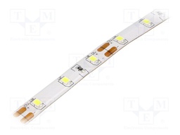 LED tape; white cold; LED/m: 60; SMD; 2835; 12V; W: 8mm; 120°; D: 2mm
