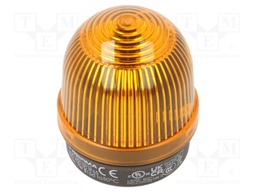 Signaller: lighting; continuous light; orange; 12÷230VDC; IP65