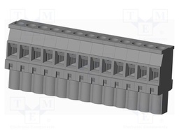 Connector: pluggable terminal block; plug; female; angled 90°