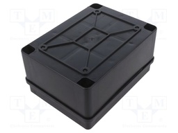 Enclosure: multipurpose; X: 110mm; Y: 150mm; Z: 70mm; black; IP65