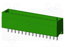 Connector: pluggable terminal block; socket; male; straight; THT