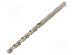 Drill bit; for metal; Ø: 4mm; HSS; Conform to: DIN 338
