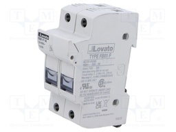 Fuse base; 10x38mm; for DIN rail mounting; 32A; 690VAC; Poles: 1+N