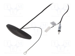 Antenna; AM,FM; universal; 0.25m; Colour: black