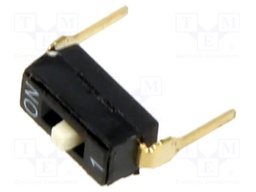 Switch: DIP-SWITCH; Poles number: 1; OFF-ON; 0.025A/24VDC; Pos: 2/1